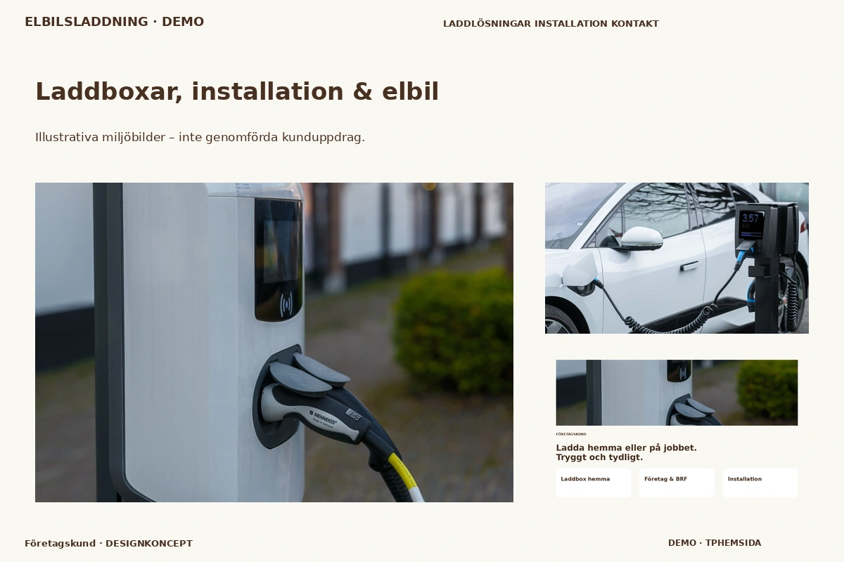 Företagskund – Laddboxar, installation & elbil för elbilsladdning