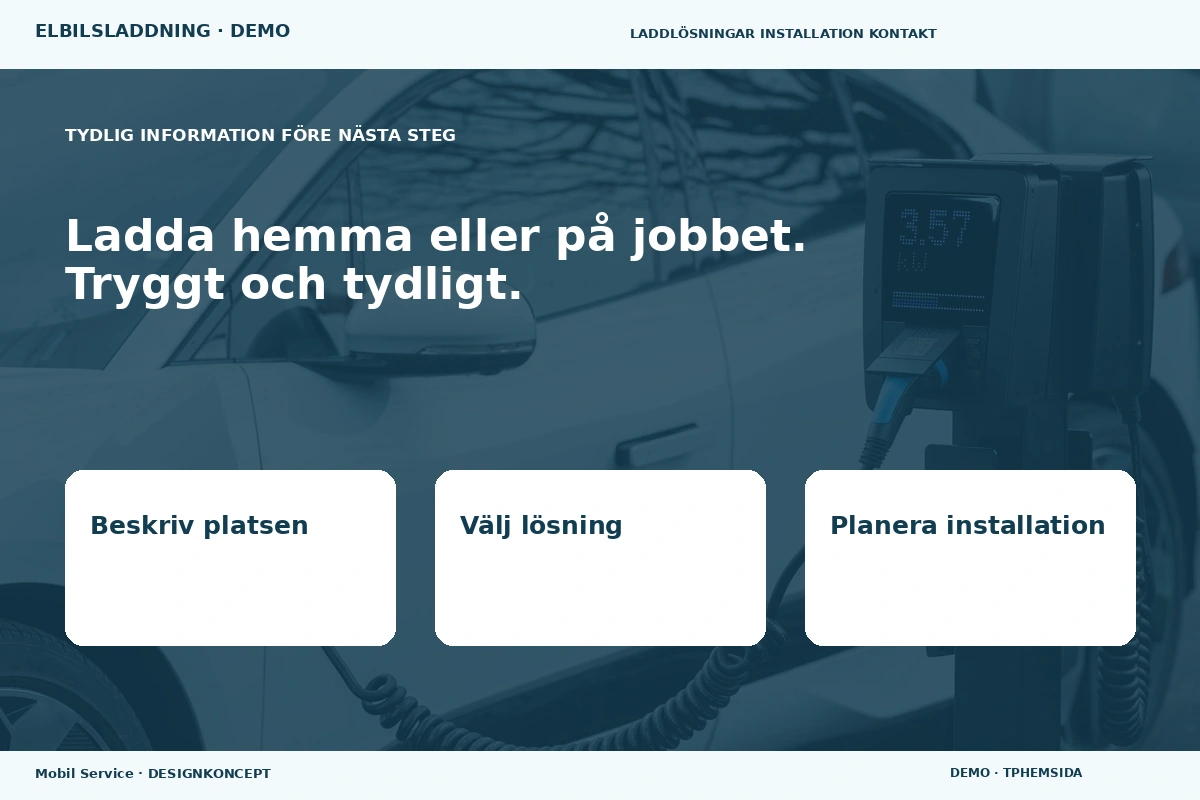 Mobil Service – Inför ditt val för elbilsladdning