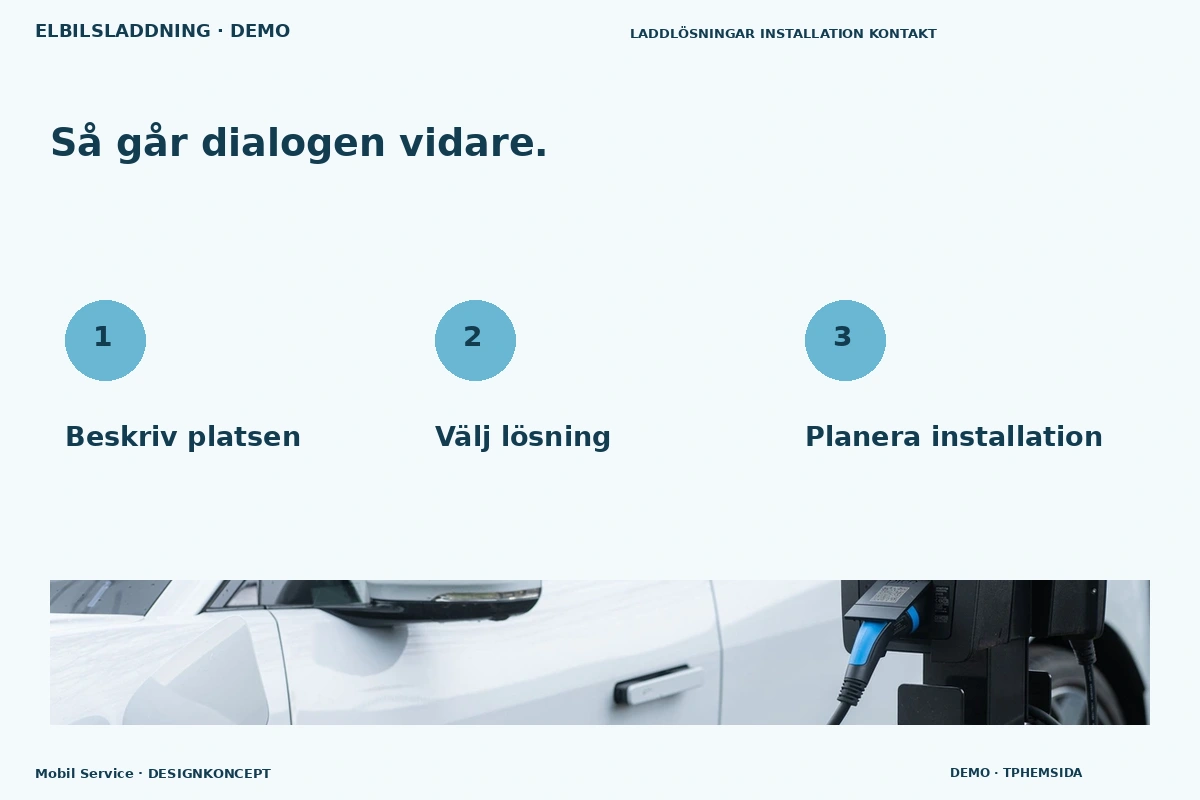 Mobil Service – Så fungerar dialogen för elbilsladdning