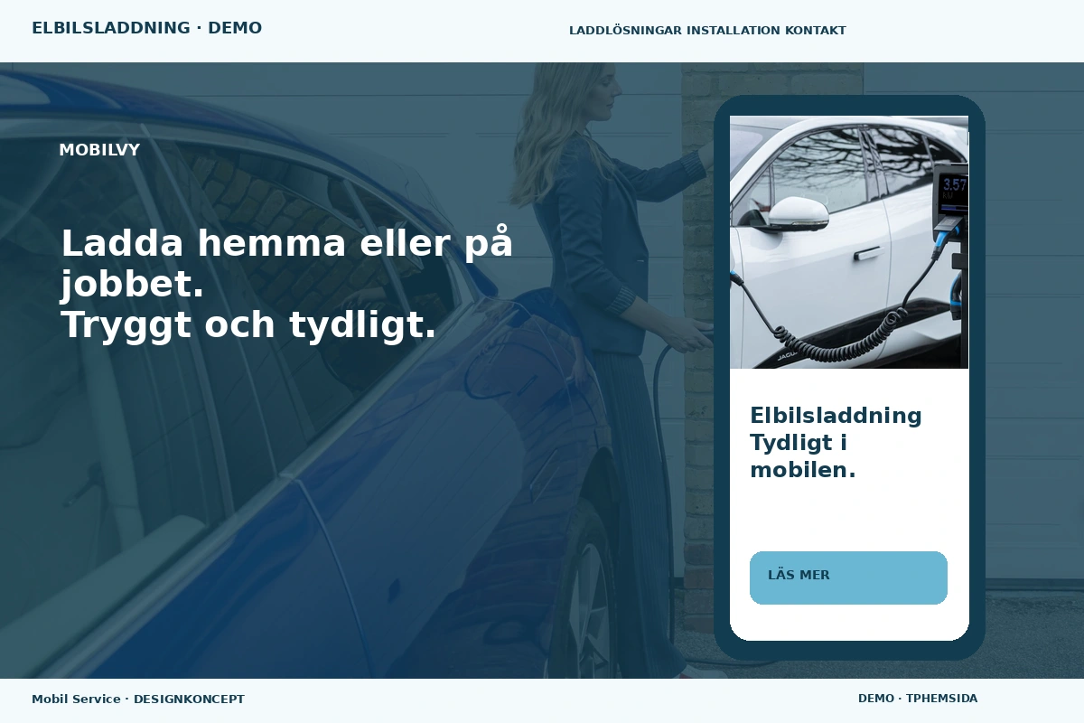 Mobil Service – Mobilvy för elbilsladdning