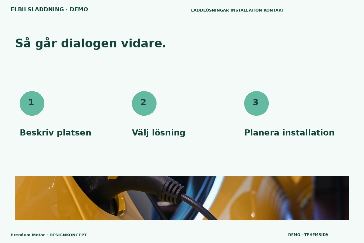 Premium Motor – Så fungerar dialogen för elbilsladdning