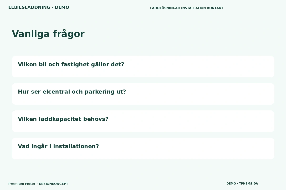 Premium Motor – Vanliga frågor för elbilsladdning