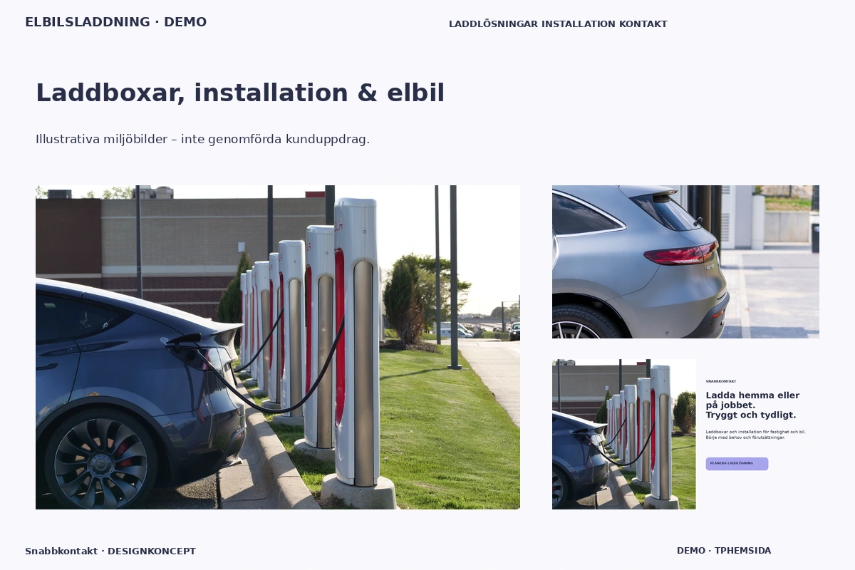 Snabbkontakt – Laddboxar, installation & elbil för elbilsladdning