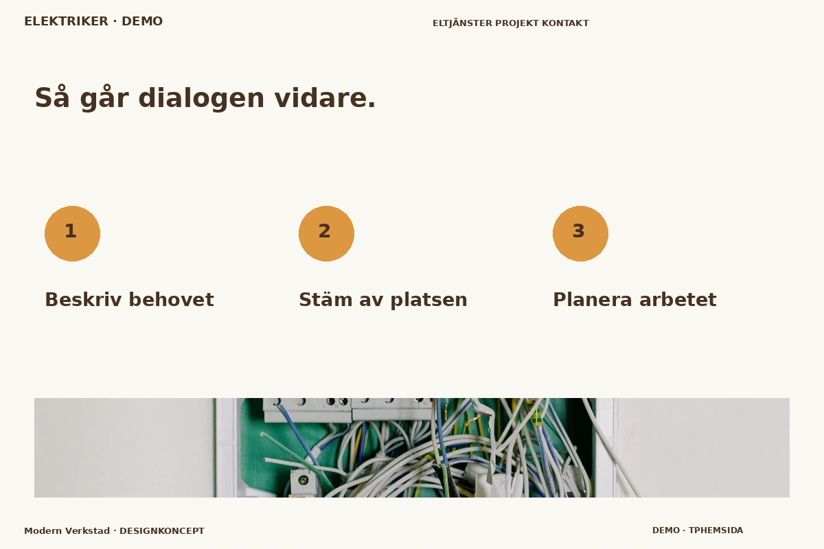 Modern Verkstad – Så fungerar dialogen för elektriker