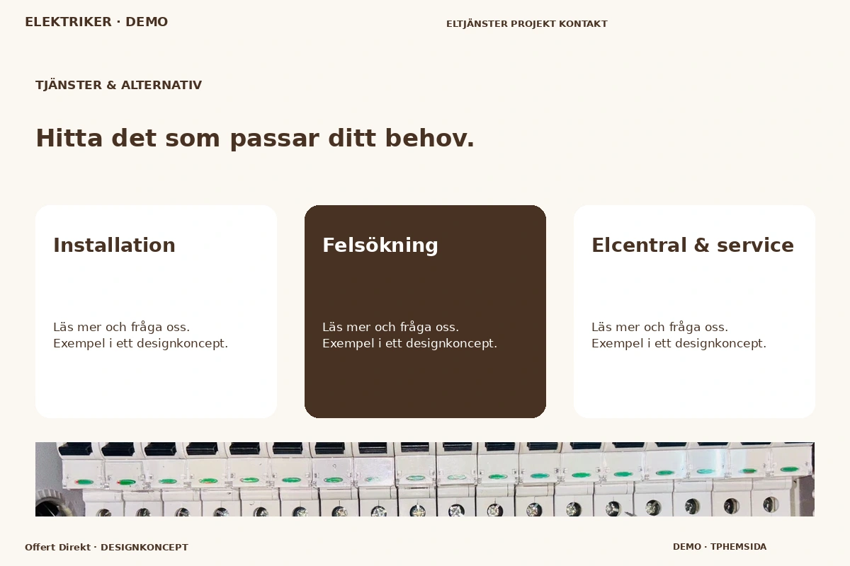 Offert Direkt – Tjänster & alternativ för elektriker